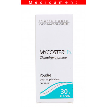 MYCOSTER 1 POUR CENT, poudre pour application cutanée – 30G