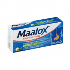 MAALOX MAUX D'ESTOMAC, comprimé à croquer – 60 comprimés