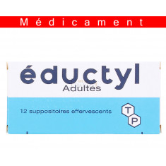 EDUCTYL ADULTES, suppositoire effervescent – 12 suppositoires
