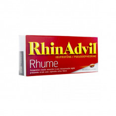 RHINADVIL RHUME IBUPROFENE/PSEUDOEPHEDRINE, comprimé enrobé – 20 comprimés