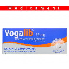 VOGALIB 7,5 mg SANS SUCRE, lyophilisat oral édulcoré à l'aspartam – 8 lyophilisats