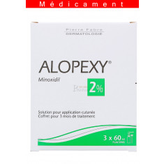 ALOPEXY 2 POUR CENT, solution pour application cutanée – 3 x 60ML