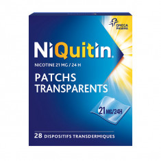 NIQUITIN 21 mg/24 heures Patchs, dispositif intradermique 28 sachets